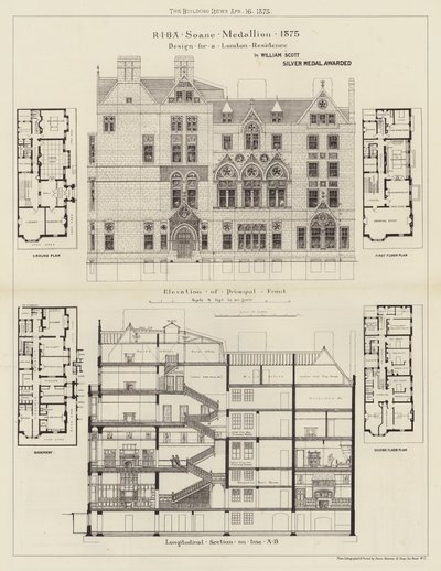 Diseño para una residencia en Londres de English School