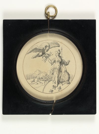 Diseño para una medalla para conmemorar la Batalla de Blenheim de English School