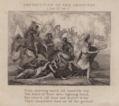 Destrucción de los Amonitas de English School
