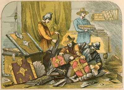 Destrucción de los manuscritos y misales en Oxford durante el reinado de Eduardo VI de English School
