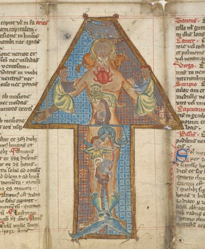 Detalle de Zodiac Man, ilustración de 