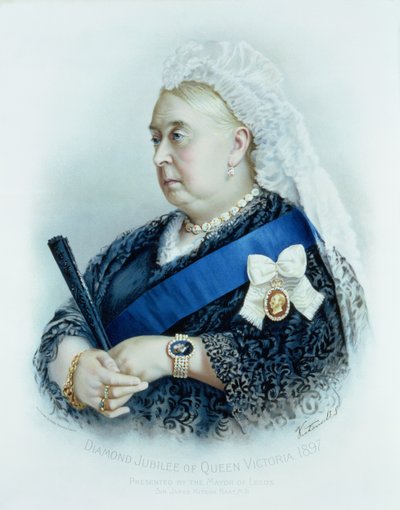 Jubileo de diamante de la Reina Victoria (1819-1901) 1897 de English School