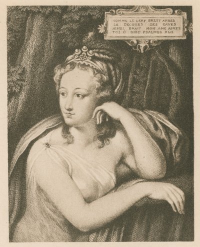 Diana de Poitiers (litografía) de English School