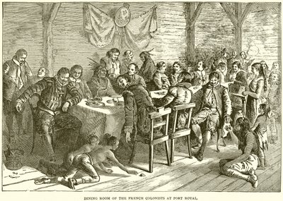 Comedor de los Colonos Franceses en Port Royal de English School