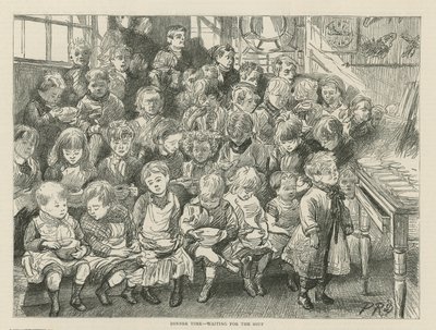 Hora de la cena - esperando la sopa de English School