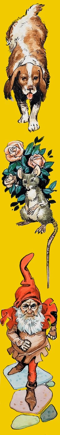 Perro, ratón y elfo de English School