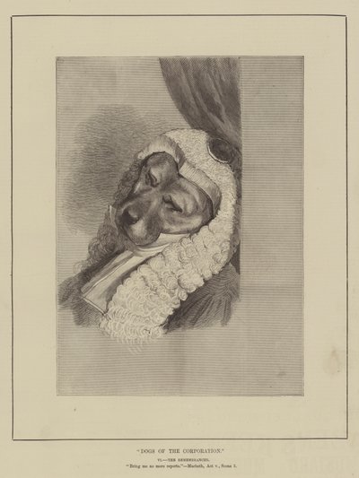 Perros de la corporación (grabado) de English School