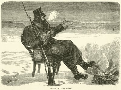 De guardia avanzada, diciembre 1870 de English School