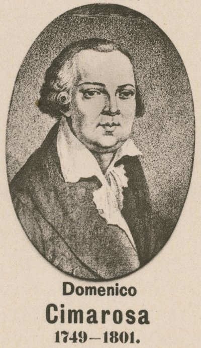 Domenico Cimarosa (grabado) de English School