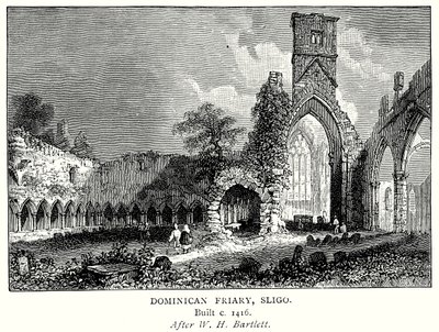 Dominican Friary, Sligo (grabado) de English School