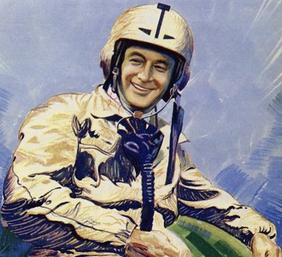 Donald Campbell y Blue Bird mantuvieron brevemente el récord de velocidad en tierra de English School