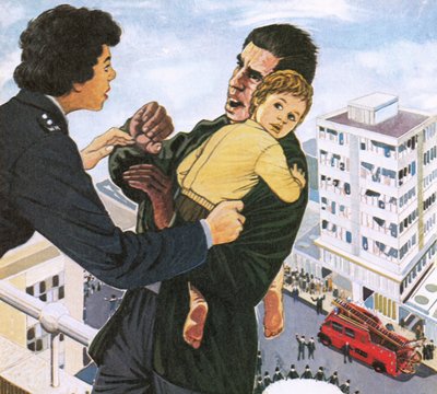 No te acerques o salto de English School