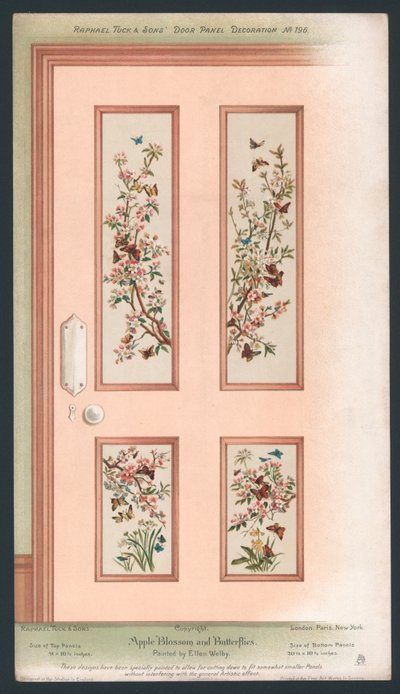 Decoración de Panel de Puerta de English School