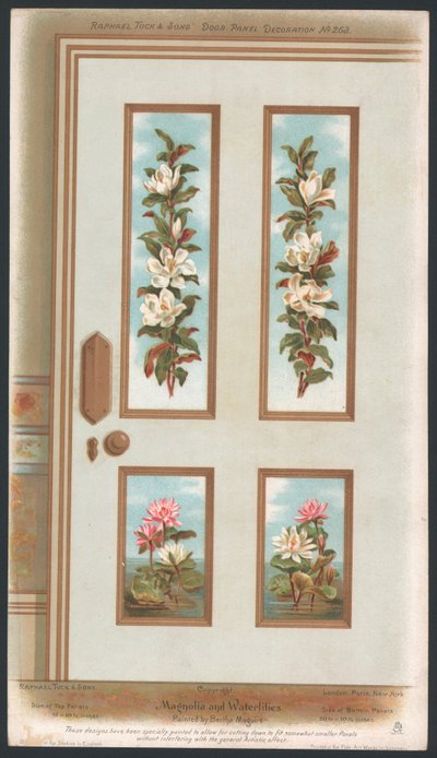Decoración de panel de puerta de English School