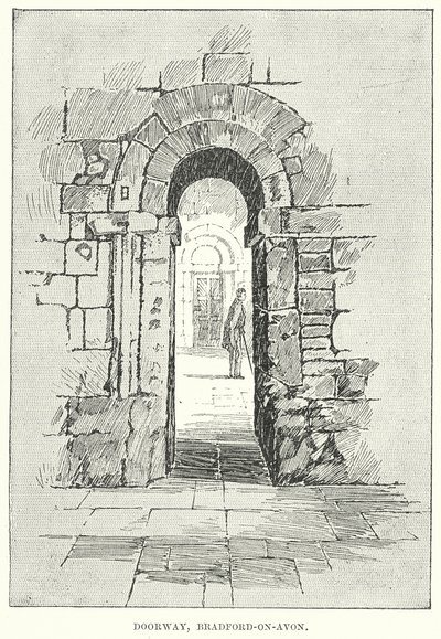Puerta de Bradford-on-Avon (grabado) de English School