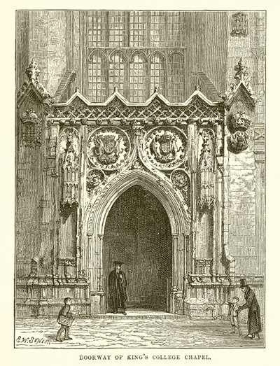 Puerta de la Capilla del Kings College de English School