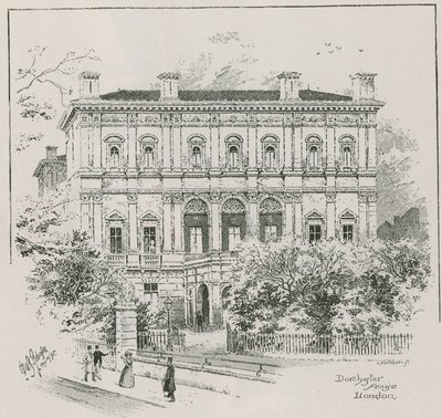 Casa Dorchester, Park Lane, Londres, la residencia de Shahzada Nasrullah Khan de English School
