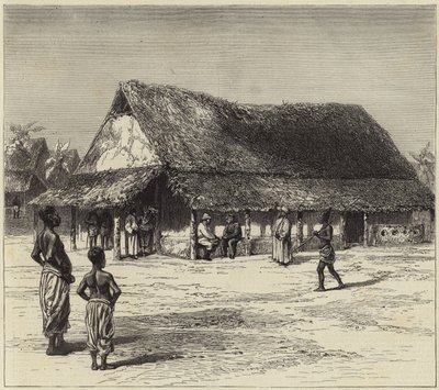 La casa del Dr. Livingstone en Ujiji de English School