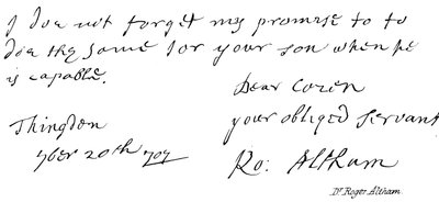 Dr Roger Altham de English School