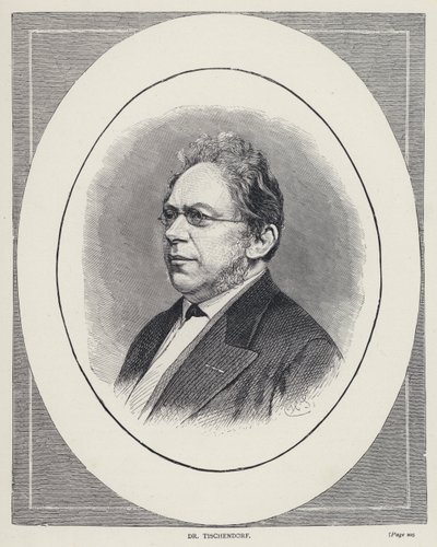 Dr. Tischendorf (grabado) de English School