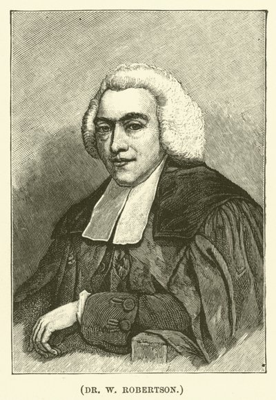 Dr W Robertson (grabado) de English School