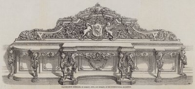 Aparador de Sala de Estar, por Morant, Boyd y Morant, en la Exposición Internacional de English School