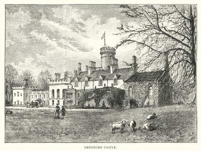 Castillo de Dreghorn (grabado) de English School
