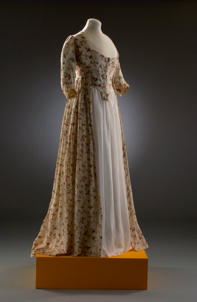 Vestido, 1790s de English School