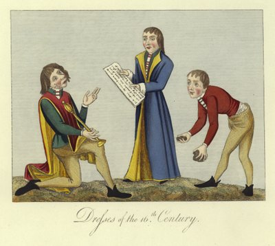 Vestidos del siglo XVI de English School