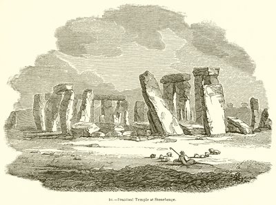 Templo Druídico en Stonehenge de English School