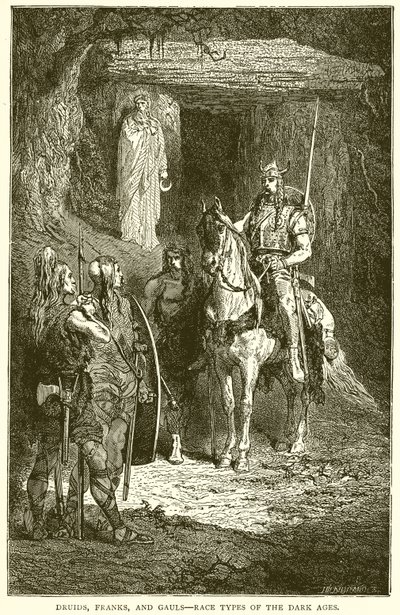 Druidas, francos y galos: Tipos raciales de la Edad Oscura de English School