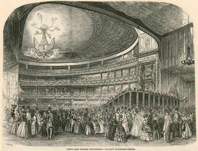 Teatro Drury Lane redecorado - Concierto Promenade de Jullien de English School