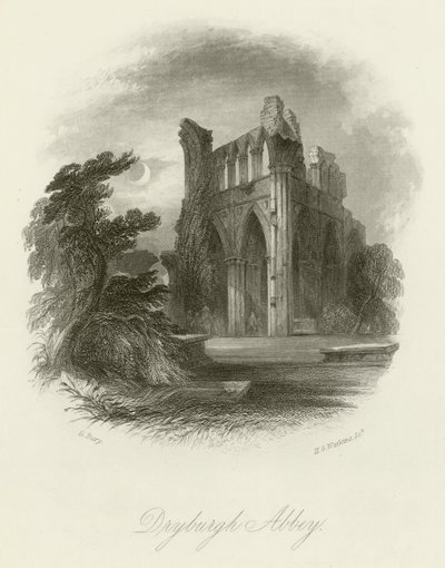 Abadía de Dryburgh de English School