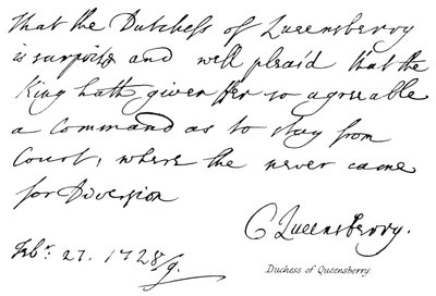 Duquesa de Queensberry de English School