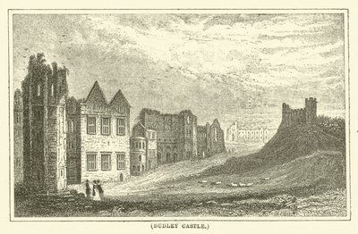 Castillo de Dudley (grabado) de English School
