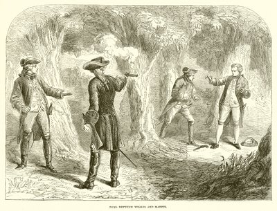 Duelo entre Wilkes y Martin de English School