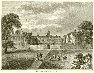 Colegio de Dulwich en 1790 de English School