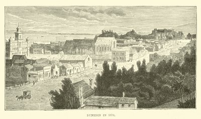 Dunedin en 1870 de English School