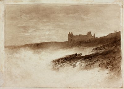 Castillo de Dunstanburgh de English School