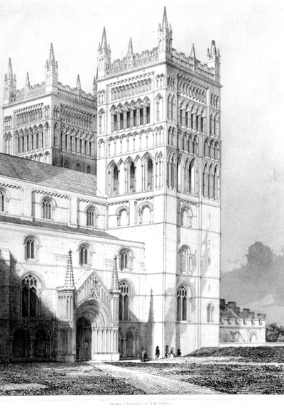 Catedral de Durham, 1843 de English School