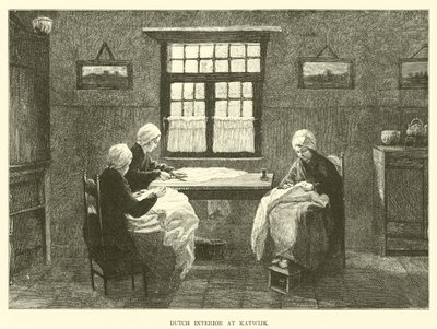 Interior holandés en Katwijk de English School