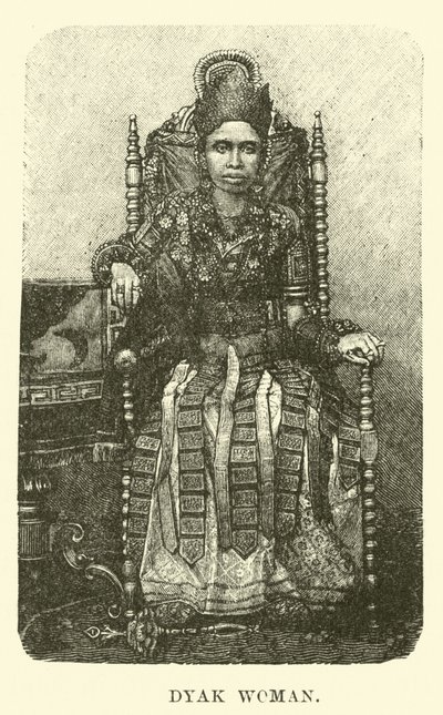 Mujer Dyak de English School