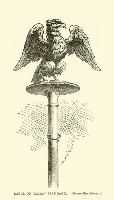 Águila en el Estandarte Romano de English School