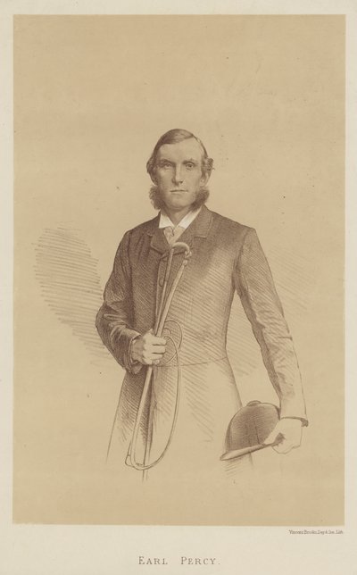 Earl Percy, Duque de Northumberland (litografía) de English School