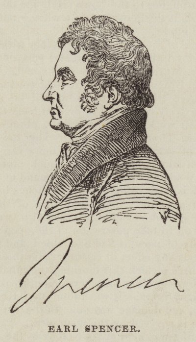 Conde Spencer (grabado) de English School