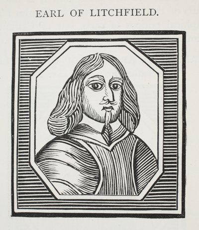 Conde de Litchfield, ilustración de Chap-books del siglo XVIII de John Ashton, pub. 1882 de English School