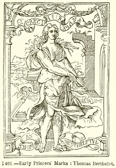 Marcas de Impresores Tempranos: Thomas Berthelet de English School