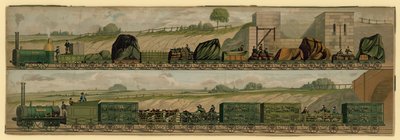 Primer tren de mercancías de English School