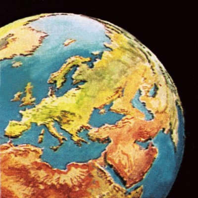La Tierra imaginada desde el espacio en 1965 de English School