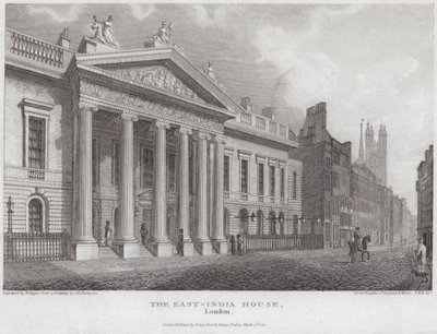 Casa de las Indias Orientales en Leadenhall Street de English School